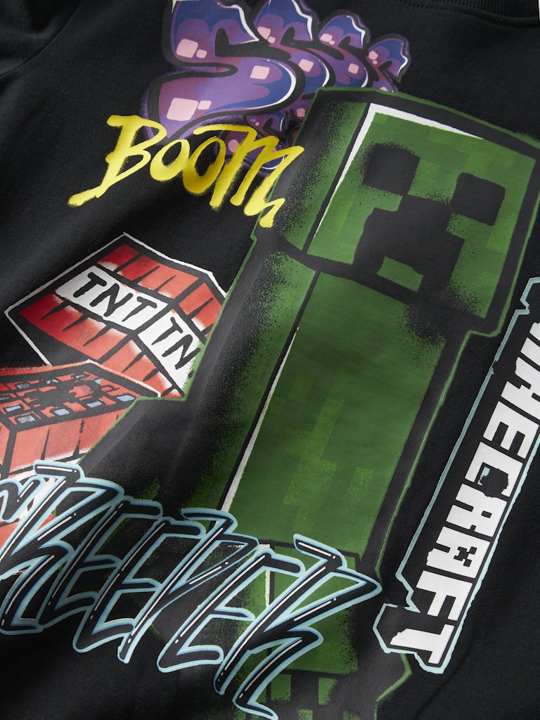 Sweattröja Minecraft Dai Svart