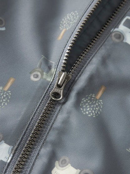 Vindoverall Max Mönstrad Blå