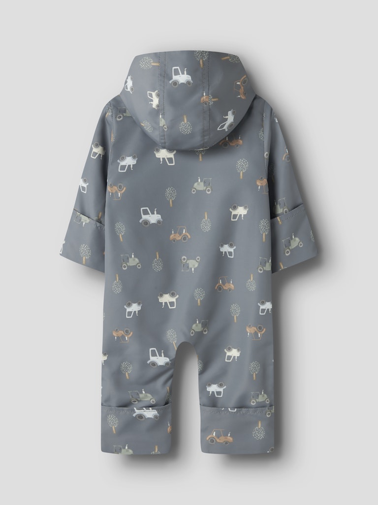 Vindoverall Max Mönstrad Blå