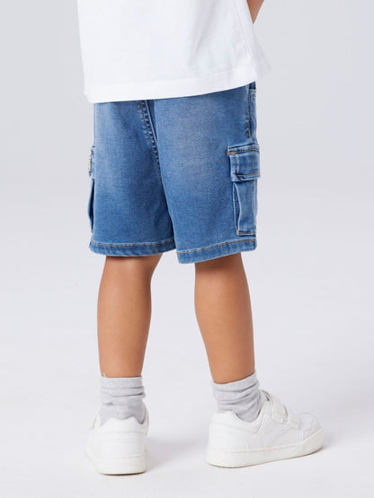 Shorts Ben Supermjuka Denim Blå