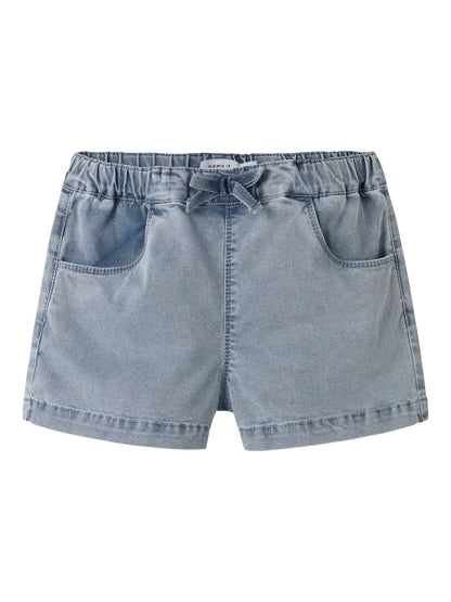 Jeansshorts Bella M Lös Passform Ljus Tvätt Blå