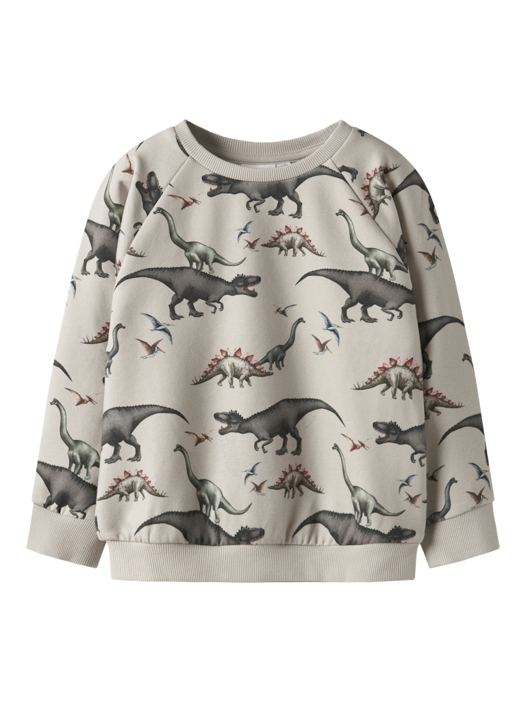 Sweattröja Dinosaurier Bertil Beige