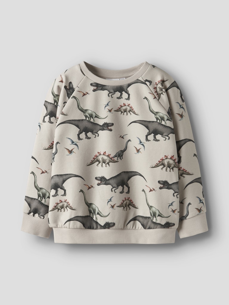 Sweattröja Dinosaurier Bertil Beige