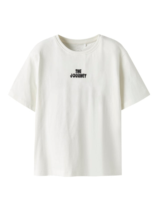 T-shirt The Journey Backprint Berna Vit