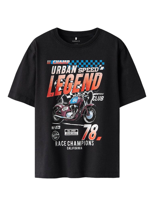T-shirt Bank Speed Legend Svart