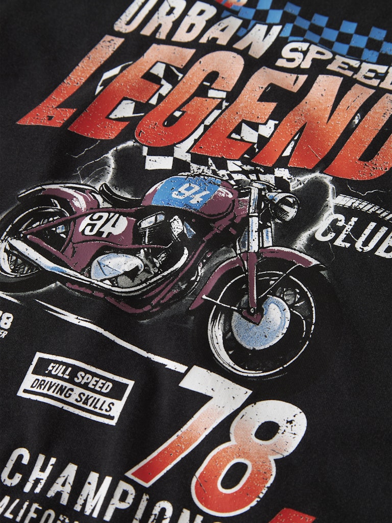 T-shirt Bank Speed Legend Svart