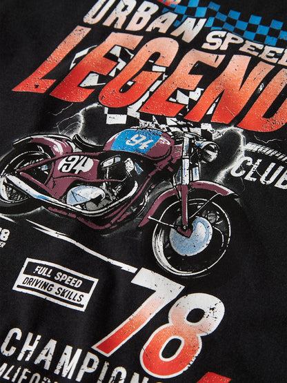 T-shirt Bank Speed Legend Svart