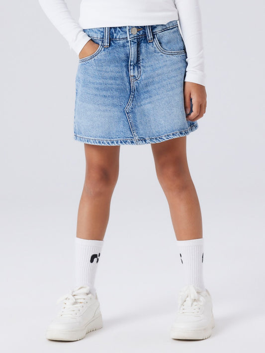 JeansSkort Kjol/Shorts Emma Tvätt MediumBlå