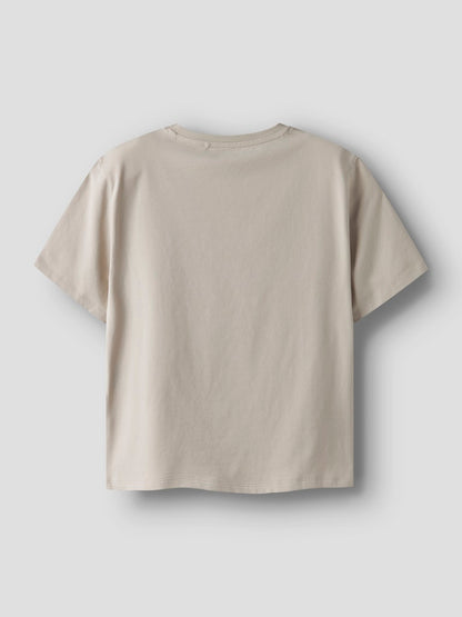 Topp Kuromi Hello Kitty Kortärmad Dykra Beige