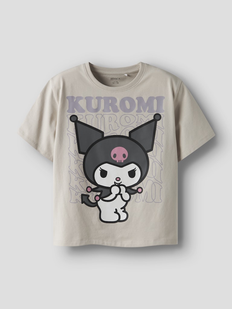 Topp Kuromi Hello Kitty Kortärmad Dykra Beige