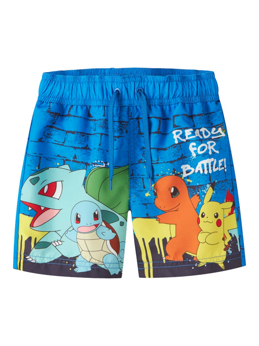 Badshorts Pokémon Meer M Blå
