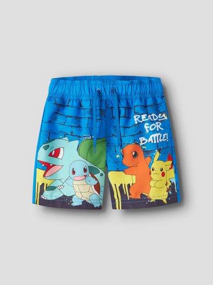 Badshorts Pokémon Meer M Blå