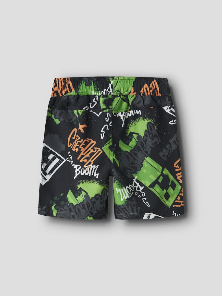 Badshorts Minecraft Mic Svart