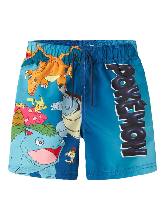 Badshorts Pokémon Manuel K Blå