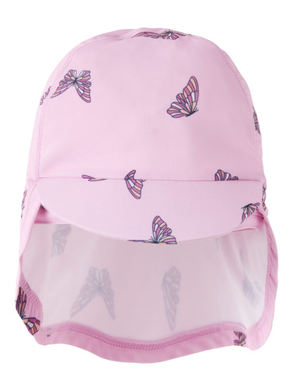 UV-keps Zippa Fjärilar Mönstrad Rosa