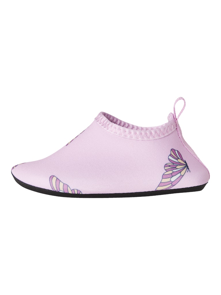 Badskor UV Fjärilar Zippa Rosa