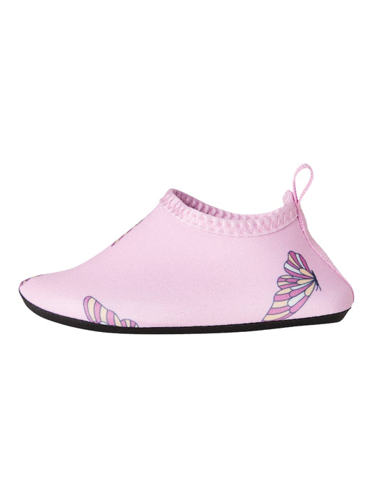 Badskor UV Fjärilar Zippa Rosa