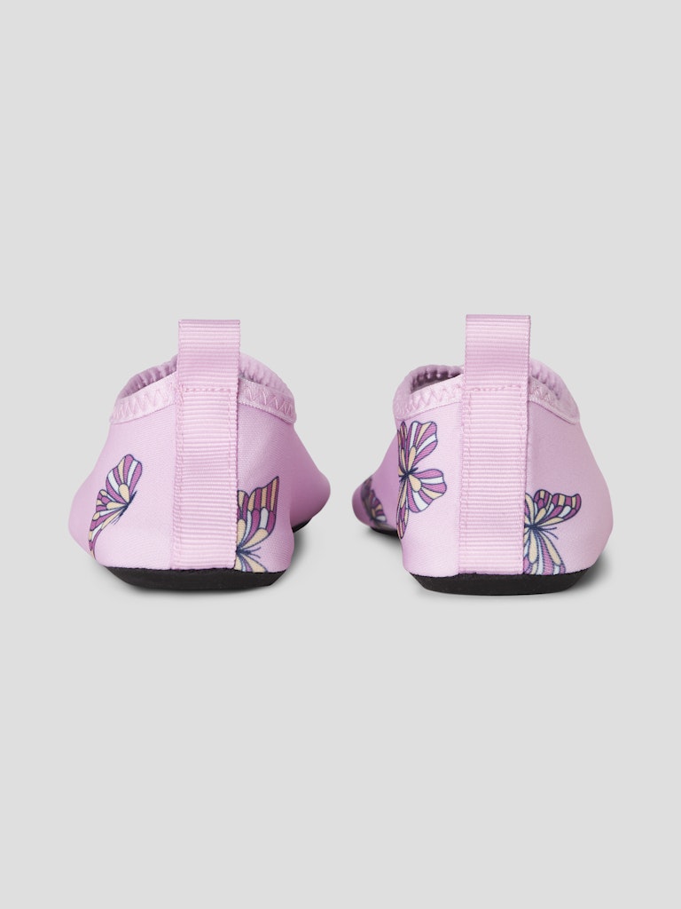 Badskor UV Fjärilar Zippa Rosa