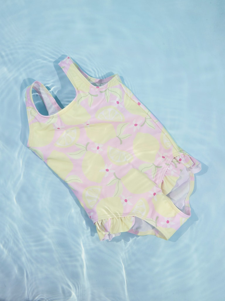 Baddräkt Zizla Citroner Rosa