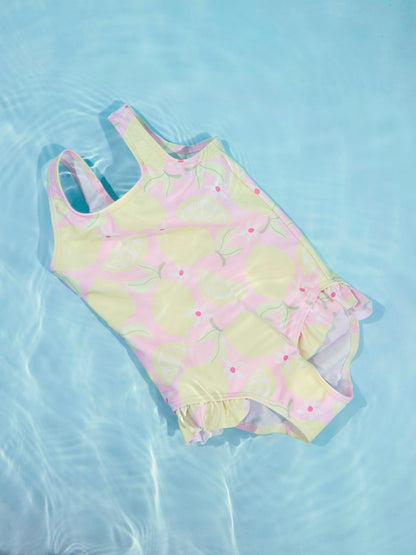 Baddräkt Zizla Citroner Rosa
