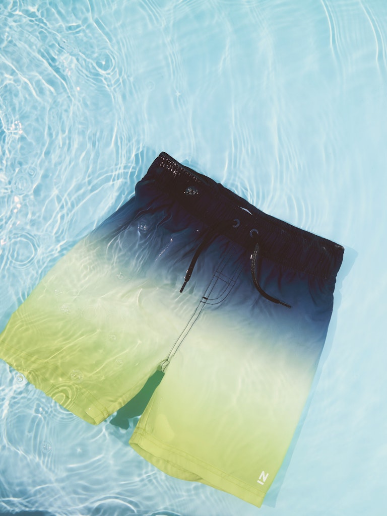 Badshorts Zoccas Flerfärgad Lime/Blå