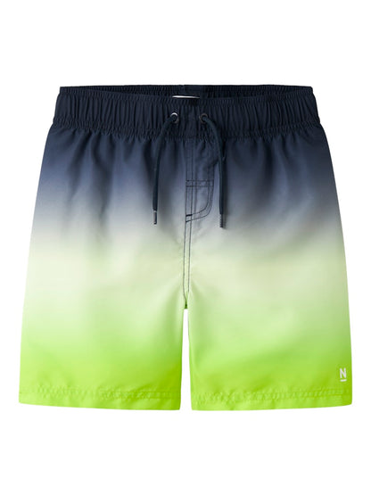 Badshorts Zoccas Flerfärgad Lime/Blå