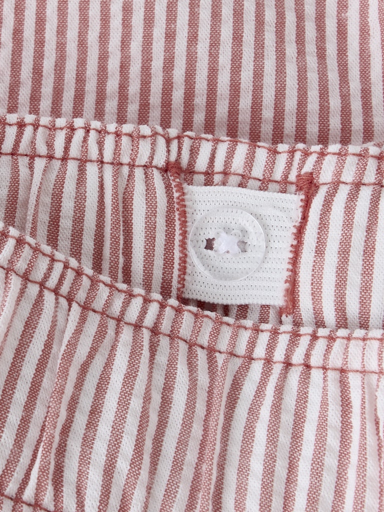 Badshorts Zackary Randiga Röd/Vit