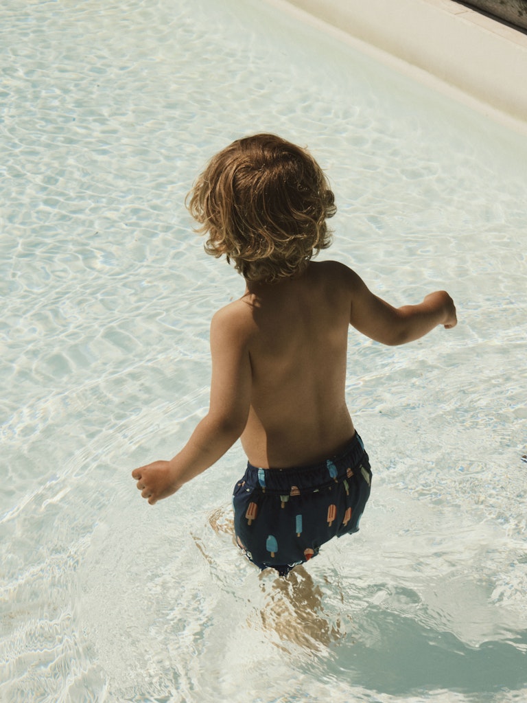 Badshorts Zeus Glassar Blå