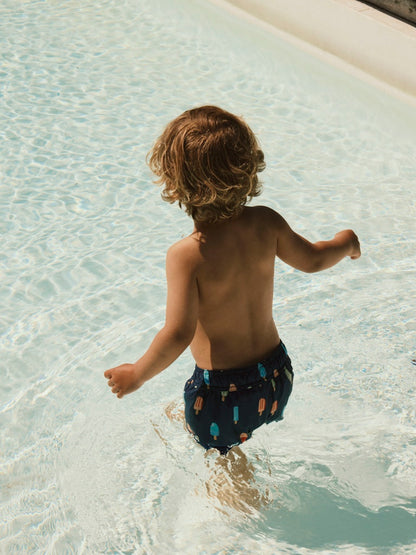 Badshorts Zeus Glassar Blå