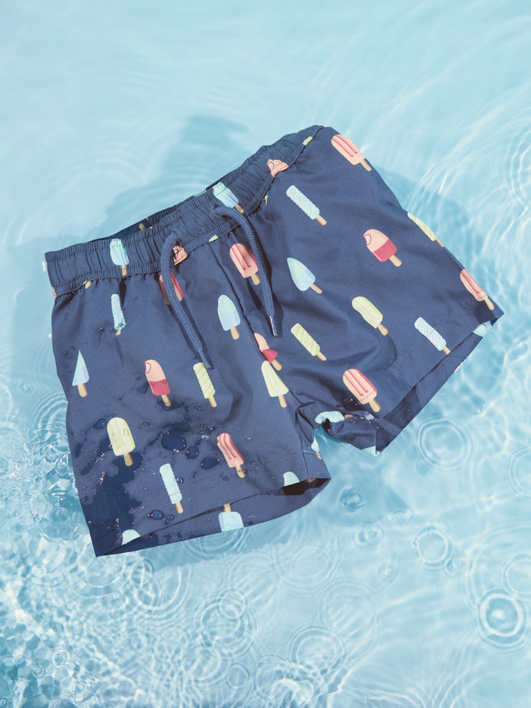 Badshorts Zeus Glassar Blå