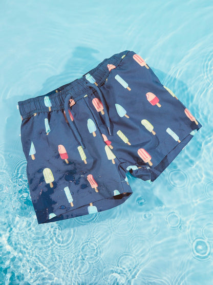 Badshorts Zeus Glassar Blå