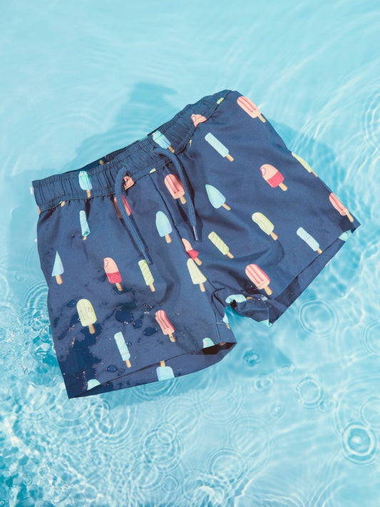 Badshorts Zeus Glassar Blå