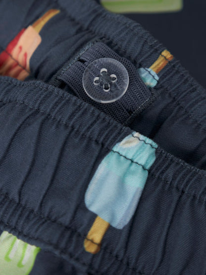 Badshorts Zeus Glassar Blå