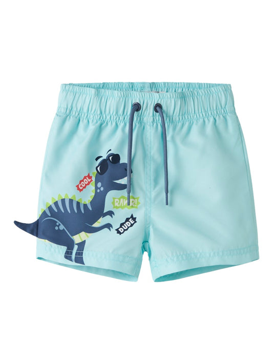 Badshorts Zakan Dinosaurie Turkos