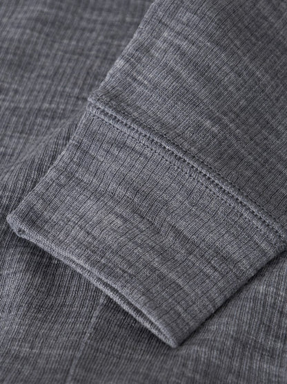 Legging Merinoull Wax NB Ribbad Enfärgad Blå