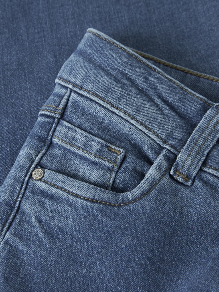 Jeans Extra Vida Ben Enfärgade Medium Blå Denim