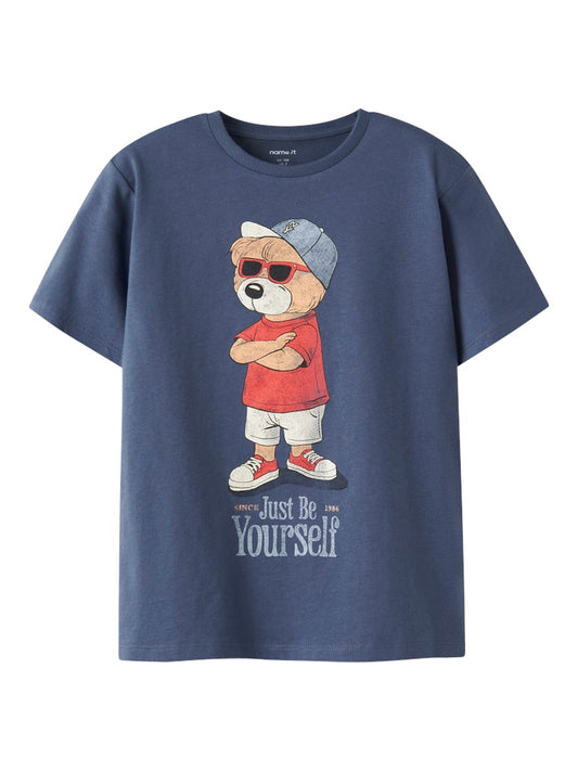 T-shirt Dobs Be Yourself  Blå