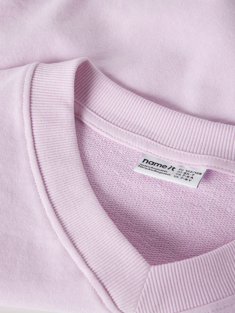 Sweattröja Divora Enfärgad Rosa