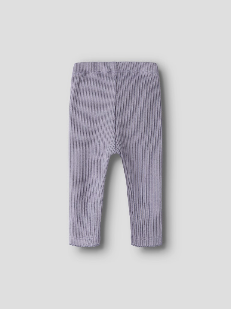 Leggings Demi Ribbade Enfärgade Lila