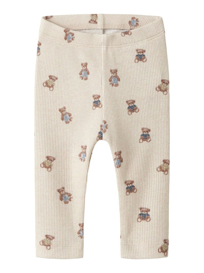 Leggings Nallar Ribbade Denkab Beige
