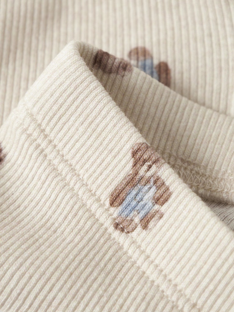 Leggings Nallar Ribbade Denkab Beige