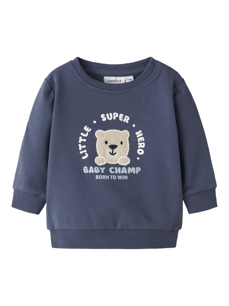 Sweattröja Nalle Detroit Blå