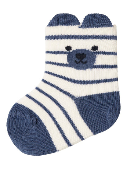 Strumpa Nalle Dollu Blå