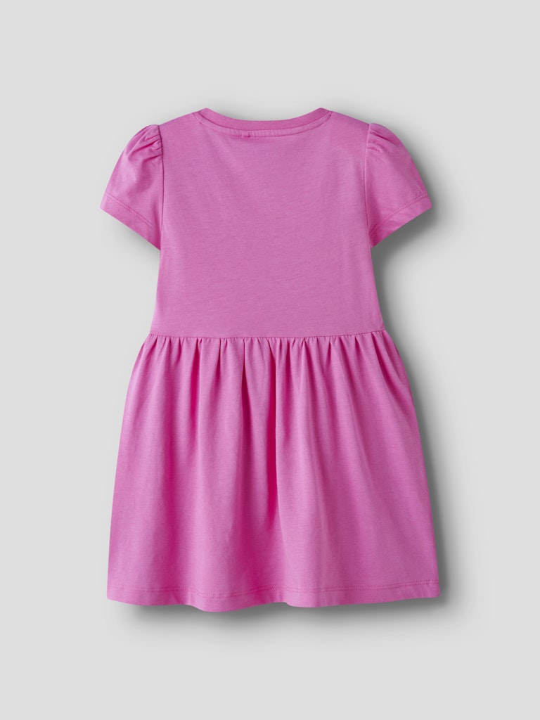 Klänning Kortärmad Vivia Enfärgad Rosa