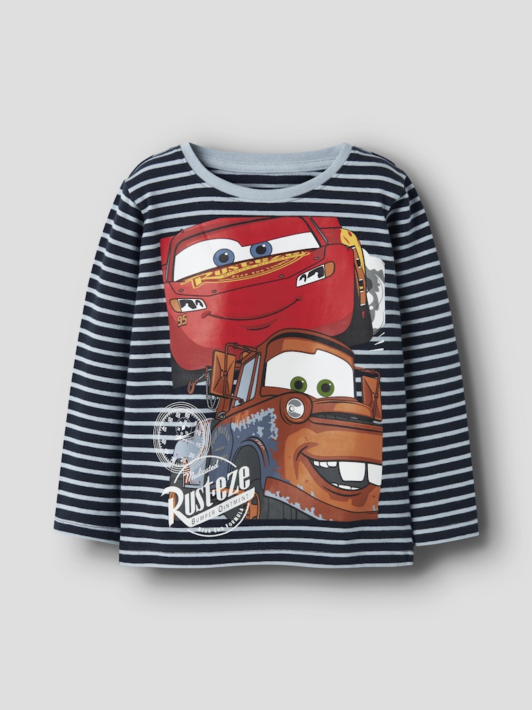 Topp Långärmad Blixten McQueen Felipe Blå