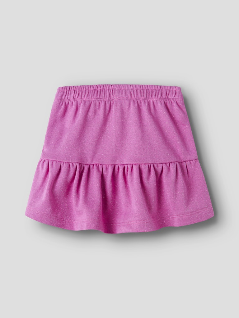 Kjol Ditter Volang Enfärgad Glitter Rosa