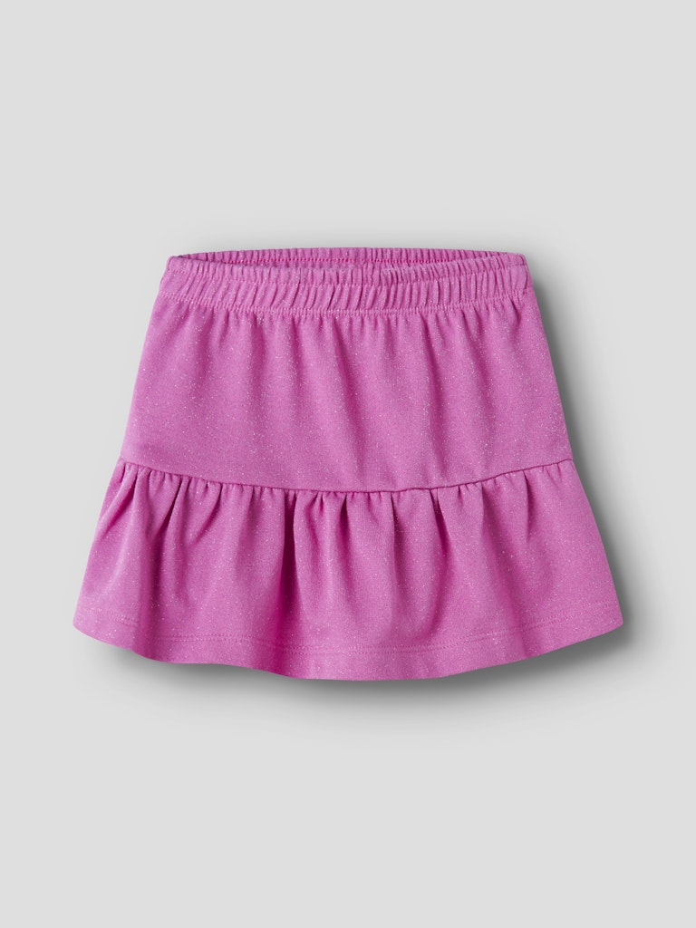 Kjol Ditter Volang Enfärgad Glitter Rosa