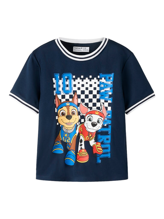 T-shirt Kortärmad Paw Patrol Poly Margo Marinblå