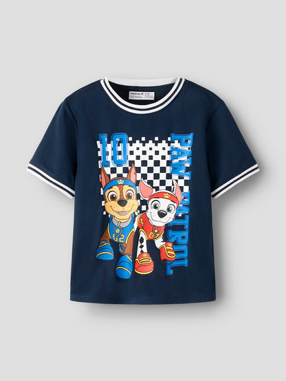 T-shirt Kortärmad Paw Patrol Poly Margo Marinblå