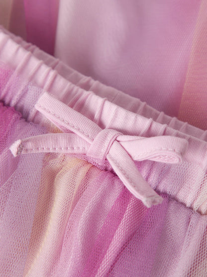 Tyllkjol Regnbågsfärgad Dotiana Rosa